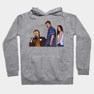 Leonardo Dicaprio and the Distracted Boyfriend Meme Hoodie